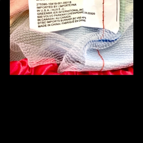 SMALL CHILD’S COLORFUL SATIN FEEL  RAINBOW TUTU WITH TULLE LINING. GREAT COSTUME - Picture 6 of 10